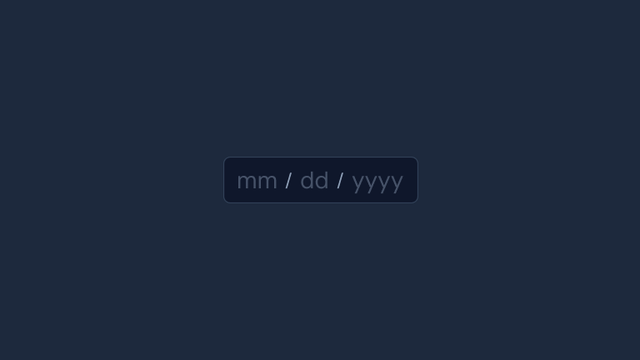 InputDate preview