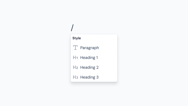 EditorSuggestionMenu preview