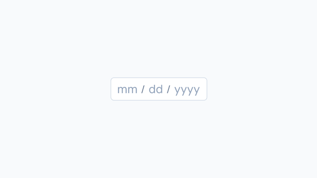 InputDate preview